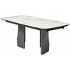 Стол BIRGER 200 KL-188 Контрастный мрамор, итальянская керамика, ®DISAUR | Интернет магазин мебели и декора LifeDekor