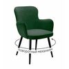 Стул DikLine 503 поворотный TW14 зеленый, ножки черные | Интернет магазин мебели и декора LifeDekor