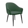 Стул DikLine 440 TW14 зеленый, ножки черные | Интернет магазин мебели и декора LifeDekor