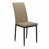 Стул DikLine 272 SB4 бежевый, ножки черные | Интернет магазин мебели и декора LifeDekor
