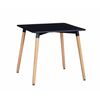 Стол EAMES 2 черный 80*80 см | Интернет магазин мебели и декора LifeDekor