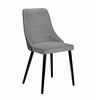 Стул DikLine 286 SB6/A3 св. серый, ножки черные | Интернет магазин мебели и декора LifeDekor