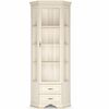 Шкаф-витрина угловой Сиена, бежевая | Интернет магазин мебели и декора LifeDekor