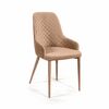Стул Douglas ромб, бархат бежевый 5 | Интернет магазин мебели и декора LifeDekor