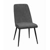 Стул DikLine 325 B28 ANTRACITE, ножки черные | Интернет магазин мебели и декора LifeDekor