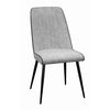 Стул DikLine 325 B22 GREY, ножки черные | Интернет магазин мебели и декора LifeDekor