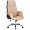 Офисное кресло для руководителей DOBRIN LEONARD, коричнево-бежевый, Вариант: коричнево-бежевый | Интернет магазин мебели и декора LifeDekor