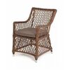 "Латте" плетеное кресло из искусственного ротанга, цвет коричневый | Интернет магазин мебели и декора LifeDekor