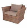 "Капучино" кресло из искусственного ротанга, цвет коричневый | Интернет магазин мебели и декора LifeDekor