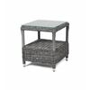 "Форио" столик кофейный из искусственного ротанга, цвет графит | Интернет магазин мебели и декора LifeDekor
