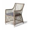 "Латте" плетеное кресло из искусственного ротанга, цвет соломенный | Интернет магазин мебели и декора LifeDekor