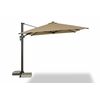 "Римини" зонт уличный 3х3м на боковой алюминиевой опоре, тент бежевый | Интернет магазин мебели и декора LifeDekor