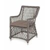 "Латте" плетеное кресло из искусственного ротанга, цвет графит | Интернет магазин мебели и декора LifeDekor