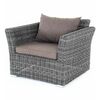 "Капучино" кресло из искусственного ротанга, цвет графит | Интернет магазин мебели и декора LifeDekor