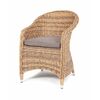 "Равенна" плетеное кресло из искусственного ротанга (гиацинт), цвет соломенный | Интернет магазин мебели и декора LifeDekor