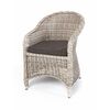 "Равенна" плетеное кресло из искусственного ротанга, цвет бежевый | Интернет магазин мебели и декора LifeDekor
