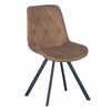 Стул GUSTAF 360 велюр кэмел, каркас черный | Интернет магазин мебели и декора LifeDekor