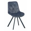 Стул GUSTAF 360 велюр антрацит, каркас черный | Интернет магазин мебели и декора LifeDekor