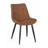 Стул RICHARD вельвет мокко, каркас черный | Интернет магазин мебели и декора LifeDekor