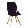 Стул OSTIN велюр брусничный, каркас квадрат шампань | Интернет магазин мебели и декора LifeDekor