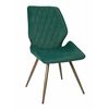 Стул OSTIN 360 велюр изумруд, каркас круглый бронза | Интернет магазин мебели и декора LifeDekor