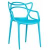 Стул пластиковый MASTERS синий | Интернет магазин мебели и декора LifeDekor