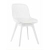 Стул пластиковый GRACE SOFT белый / ноги белые | Интернет магазин мебели и декора LifeDekor