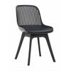 Стул пластиковый GRACE SOFT черный / ноги черные | Интернет магазин мебели и декора LifeDekor