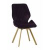 Стул OSTIN 360 велюр брусничный, каркас квадрат шампань | Интернет магазин мебели и декора LifeDekor