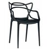 Стул пластиковый MASTERS LUX черный | Интернет магазин мебели и декора LifeDekor