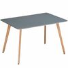 Стол FRANKFURT 120*80 серый | Интернет магазин мебели и декора LifeDekor