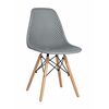 Стул пластиковый Eames DSW GRID серый | Интернет магазин мебели и декора LifeDekor