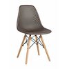 Стул пластиковый Eames DSW GRID коричневый | Интернет магазин мебели и декора LifeDekor