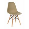 Стул пластиковый Eames DSW кофе с молоком | Интернет магазин мебели и декора LifeDekor