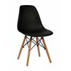 Стул пластиковый Eames DSW черный | Интернет магазин мебели и декора LifeDekor