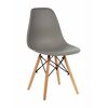 Стул пластиковый Eames DSW серо-коричневый | Интернет магазин мебели и декора LifeDekor