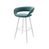 Стул полубарный Барни Р 700, b15 MINT LUX/БЕЛЫЙ | Интернет магазин мебели и декора LifeDekor