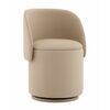 Пуф-трансформер Таунсвилл вращающийся с ящиком велюр бежевый | Интернет магазин мебели и декора LifeDekor