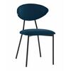 Стул обеденный Квинси велюр синий | Интернет магазин мебели и декора LifeDekor