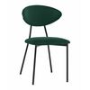 Стул обеденный Квинси велюр зеленый | Интернет магазин мебели и декора LifeDekor