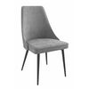 Стул LEO (b22 / GREY LUX/ЧЕРНЫЙ) | Интернет магазин мебели и декора LifeDekor