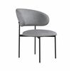 Стул DikLine 201 NS10 GREY, ножки черные | Интернет магазин мебели и декора LifeDekor