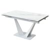 Стол Ниагара 140 БЕЛЫЙ МРАМОР, стекло / БЕЛЫЙ, М-City | Интернет магазин мебели и декора LifeDekor