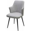 Стул HERMAN СВЕТЛО-СЕРЫЙ  BM-4, велюр / черный каркас М-City | Интернет магазин мебели и декора LifeDekor