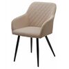 Стул BRANDY 505-7 Капучино, велюр "беспальчиковый" / черный каркас, М-City | Интернет магазин мебели и декора LifeDekor