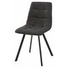 Стул CHILLI SQUARE RU-08 антрацит, PU / черный каркас М-City | Интернет магазин мебели и декора LifeDekor