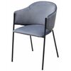 Стул ДИЛЛ, цвет H-14 Серый, велюр / черный каркас М-City | Интернет магазин мебели и декора LifeDekor