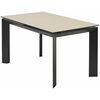 Стол CREMONA 140 TL-142, испанская керамика/ черный каркас, ®DISAUR | Интернет магазин мебели и декора LifeDekor