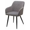 Стул BRANDY 505-35 Серый, велюр "беспальчиковый" / черный каркас, М-City | Интернет магазин мебели и декора LifeDekor