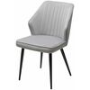 Стул SEATTLE-V СВЕТЛО-СЕРЫЙ BM-4, велюр / черный каркас М-City | Интернет магазин мебели и декора LifeDekor